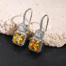 Load image into Gallery viewer, Yellow Drop Earrings