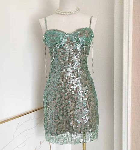 Sequin Bodycon Slim Mini dress