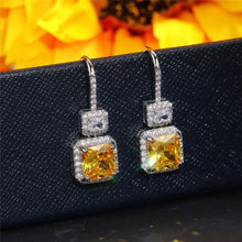 Load image into Gallery viewer, Yellow Drop Earrings