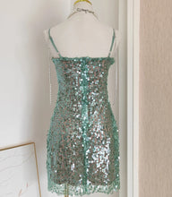 Load image into Gallery viewer, Sequin Bodycon Slim Mini dress