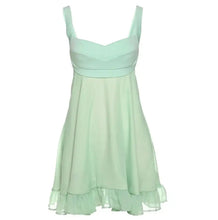 Load image into Gallery viewer, Green Cutout Ruffle Dress