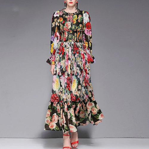 Runway Floral Maxi Dress